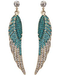 Eye Candy LA - The Luxe Collection Crystal Angel Wings Earrings - Lyst