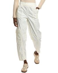 Ganni - Washed Canvas Curve Pant - Lyst