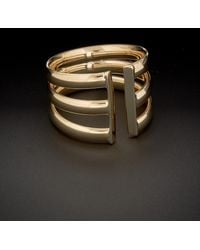 Italian Gold - 14k Triple Open Band Ring - Lyst