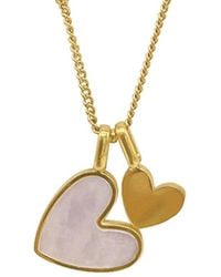 Adornia - 14k Plated Pearl Pendant Necklace - Lyst