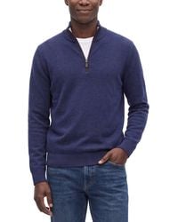 Forte - Cashmere 100% Cashmere Mock Neck 1/4-Zip 100% Cashmere Sweater - Lyst