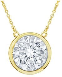 Diana M. Jewels - Fine Jewelry 14k 0.25 Ct. Tw. Diamond Necklace - Lyst