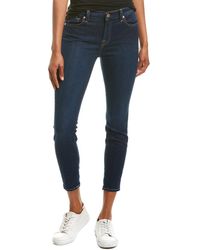 7 For All Mankind Gwenevere La Dark Ankle Cut - Blue