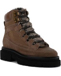 Seychelles - Lace-Up Leather Platform Boots - Lyst