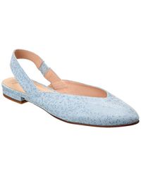 French Sole - Breezy Suede Slingback Flat - Lyst