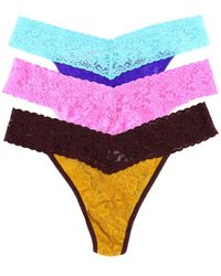 Hanky Panky Set Of 3 Original Rise Panty - Multicolour