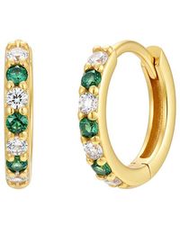 Liv Oliver - 18K Plated 0.48 Ct. Tw. Quartz Cz Earrings - Lyst