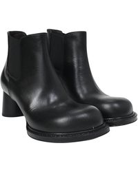 Bottega Veneta - Leather Cliff Chelsea Bootie (Authentic Pre-Loved) - Lyst