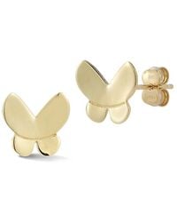 Ember Fine Jewelry - 14k Butterfly Studs - Lyst