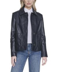 Cole Haan - Embossed Trucker Jacket - Lyst