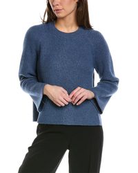 Lafayette 148 New York - Open Sided Cashmere & Silk-blend Pullover - Lyst