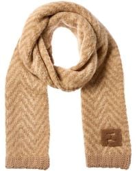 Fendi - Dnu Pack Ff Alpaca & Wool-Blend Scarf - Lyst