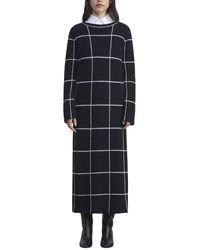 Lafayette 148 New York - Tile Grid Intarsia Knit Cashmere Dress - Lyst