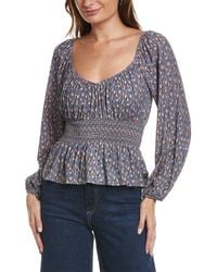 Nation Ltd - Sophie Gathered Party Top - Lyst