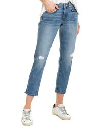 Rag & Bone Dre Low-rise Slim Boyfriend Jeans - Blue