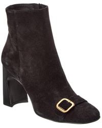 Tod's - Suede Bootie - Lyst