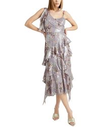 Cinq À Sept - Trevor Silk-blend Dress - Lyst
