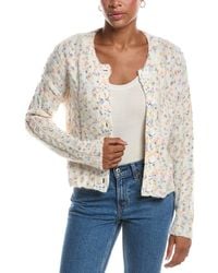 Autumn Cashmere - Confetti Cable Boxy Wool & Alpaca-Blend Cardigan - Lyst