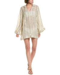 Lisa Marie Fernandez - Linen-Blend Beach Cape Mini - Lyst