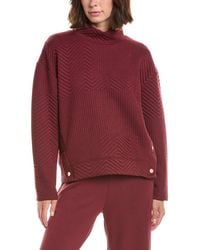 Nanette Lepore - Nanette Chevron Mock Neck Sweater - Lyst