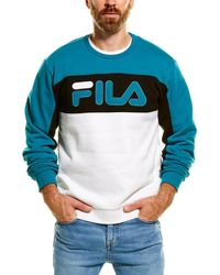 Fila Lesner Fleece Crewneck Sweater - Blue