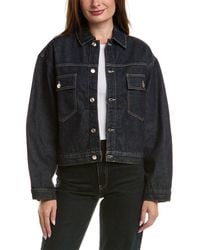 FRAME - Frame The Boxy Jacket - Lyst