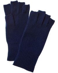 Phenix - Jersey Knit Cashmere Fingerless Gloves - Lyst