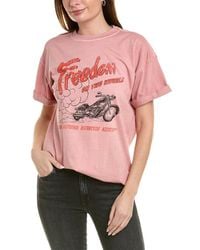 Girl Dangerous - Freedom On Two Wheels T-shirt - Lyst