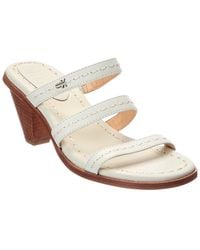 Frye - Estelle Strappy Slide Leather Sandal - Lyst