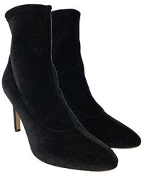 Giuseppe Zanotti - Velvet Celeste Bootie (authentic Pre-loved) - Lyst