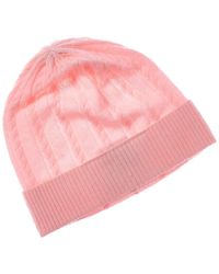 Brodie Cashmere - Cable Pom Pom Cashmere Hat - Lyst