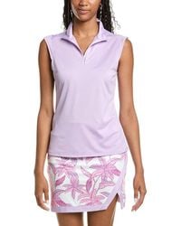 Stella Parker - Mock Zip Knit Top - Lyst
