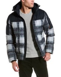 Point Zero - Quilted Big Check Print Puffer Jacket - Lyst
