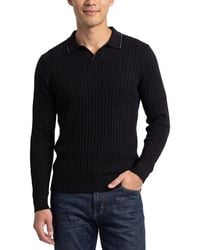 RAFFI - Wool-Blend Drop Needle Shirt - Lyst