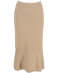 CHANEL - Flared Midi Skirt, Size Fr, 40 (authentic Pre-loved) - Lyst