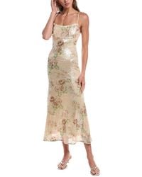 Bardot - Adoni Sequin Mesh Midi Dress - Lyst