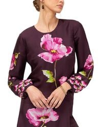 Johnny Was - Normandie Silk-Blend Blouse - Lyst