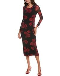 Bebe - Midi Dress - Lyst