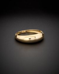 Italian Gold - 14k Polished Tapered Dome Ring - Lyst