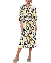 Diane von Furstenberg - Bambi Linen-Blend Dress - Lyst