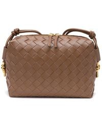Tiffany & Fred Paris - Large Hand-Woven Leather Crossbody - Lyst