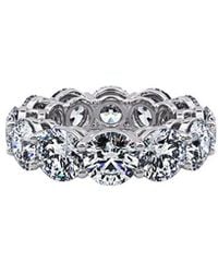 Lab Grown Diamonds - 14K 14.10 Ct. Tw. Lab-Grown Diamond Eternity Ring - Lyst