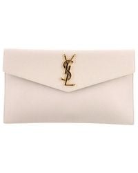 Saint Laurent - Sheep Leather Uptown Pouch (Authentic Pre-Loved) - Lyst
