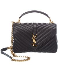 Saint Laurent - College Medium Leather Shoulder Bag - Lyst