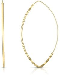 Italian Gold - 14k Large Hoops - Lyst