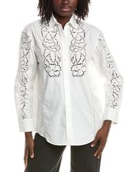 Max Mara - Weekend Elmi Lace Work Blouse - Lyst