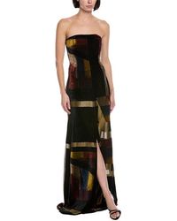 Akris - Velvet Silk-Blend Maxi Dress - Lyst