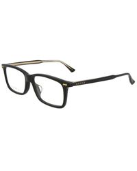 gucci 54mm titanium square optical frames