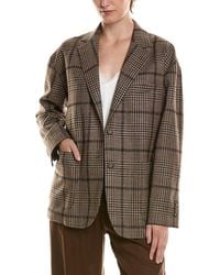 Officine Generale - Antonia Wool, Linen, & Silk-Blend Jacket - Lyst