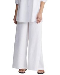 Lafayette 148 New York - Franklin Wide Leg Ankle Pant - Lyst